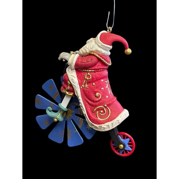 1999 Hallmark Keepsake Christmas Ornament Kringle’s Whirligig Vtg Santa Claus - Picture 2 of 6